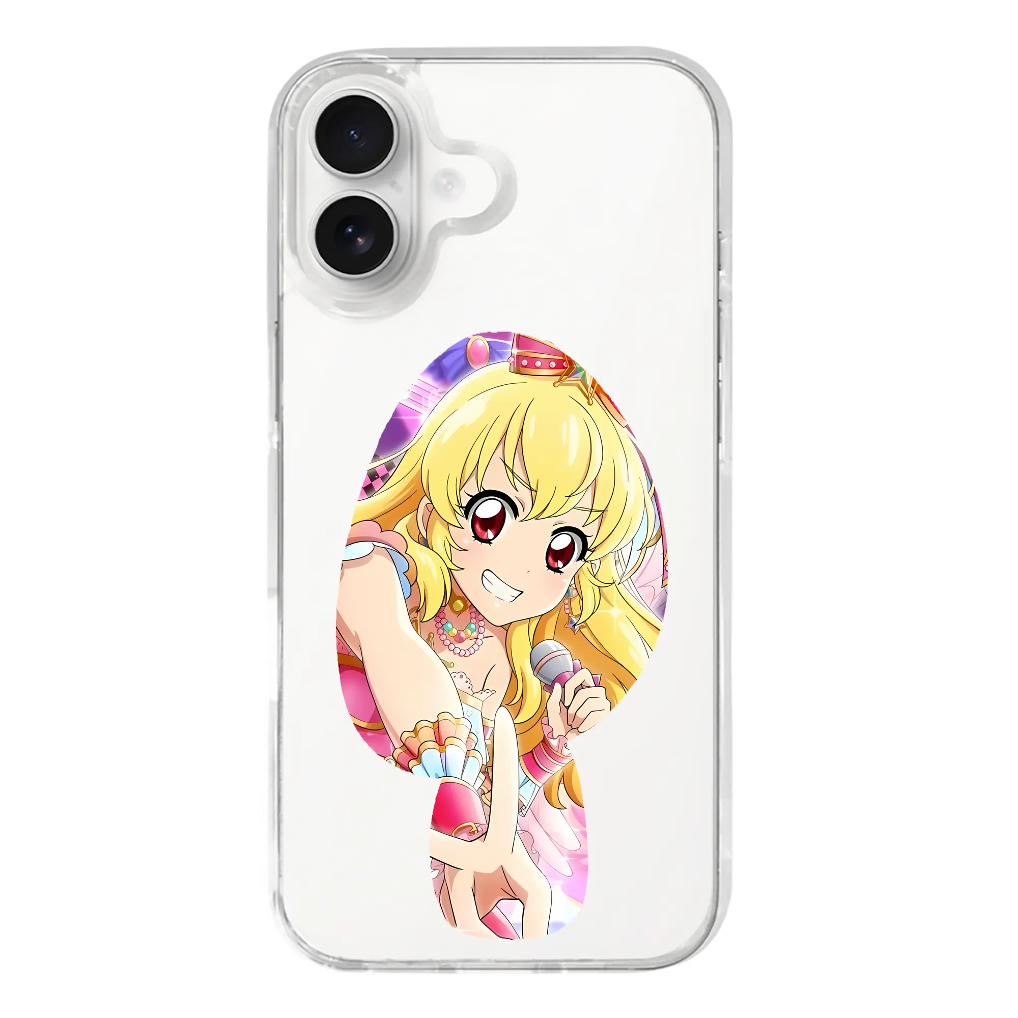 アイカツ グッズ 星宮 いちご - iPhone 17シリーズ 透明スマホケース – 薄型・耐衝撃・精密フィット保護カバー
